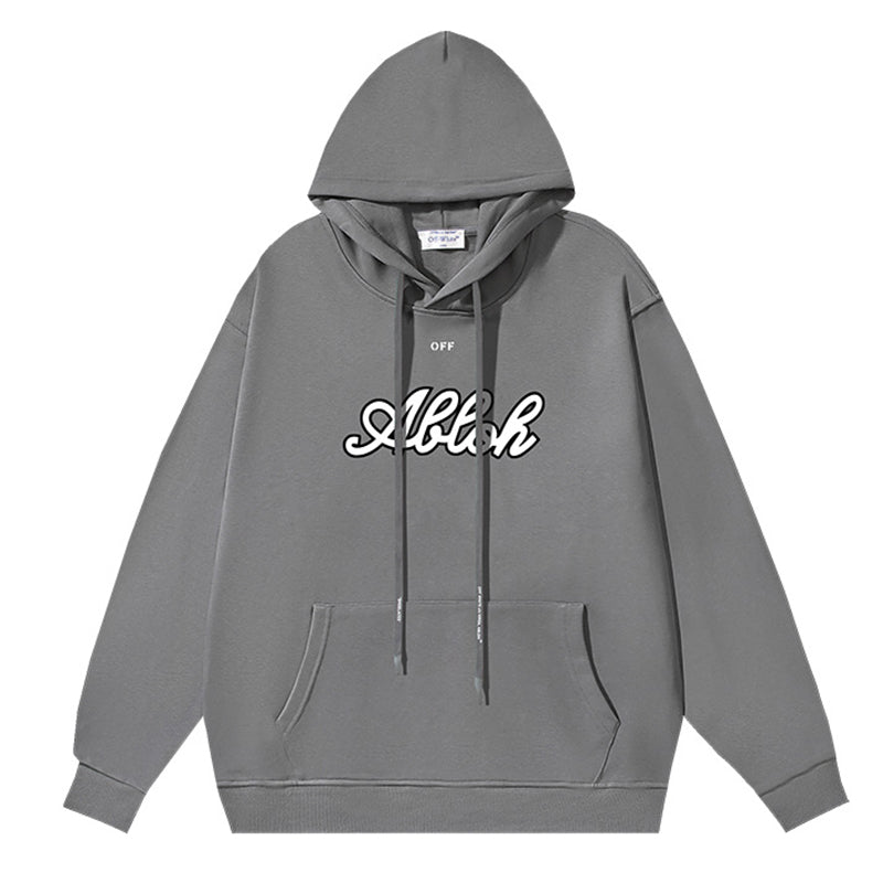 Off-White Logo Drawstring Hoodie