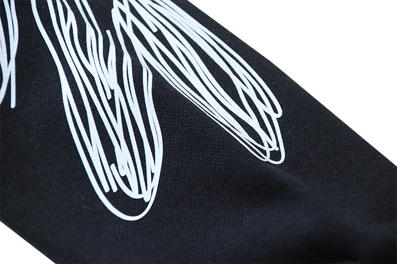 OFF-WHITE Spiral Scribble Graphic Hoodie