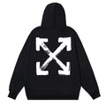 Off-White Brushstroke Arrow Hoodie – Classic Logo Back Print