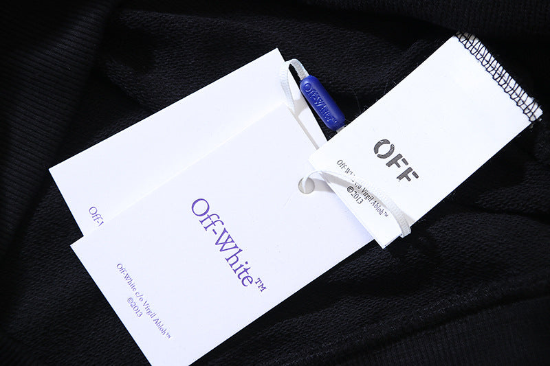 Off-White Brushstroke Arrow Hoodie – Classic Logo Back Print