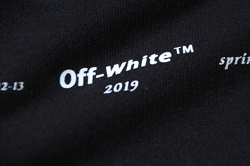Off-White "99" Impressionism Arrow Hoodie – Pink Brushstroke