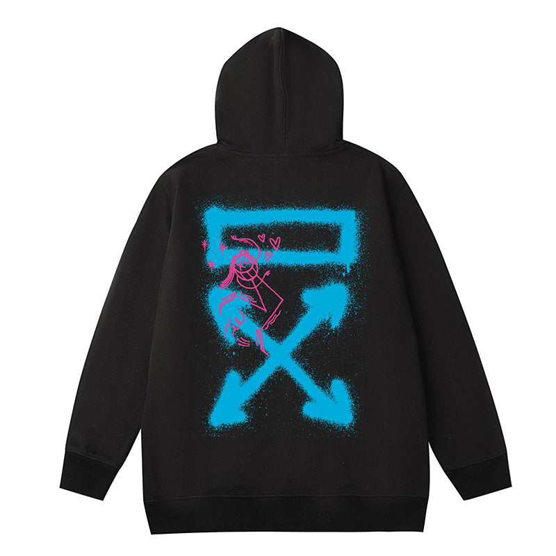 Off-White C/O André Saraiva Hoodie – Graffiti Collab