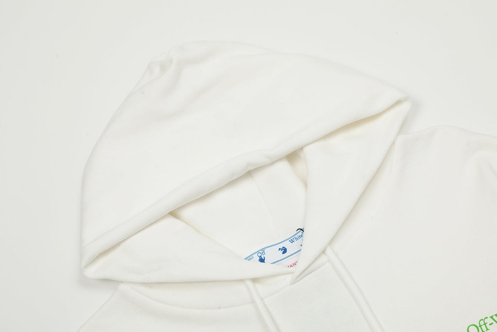 Off-White Gradient Arrow Slim Hoodie — Black / White
