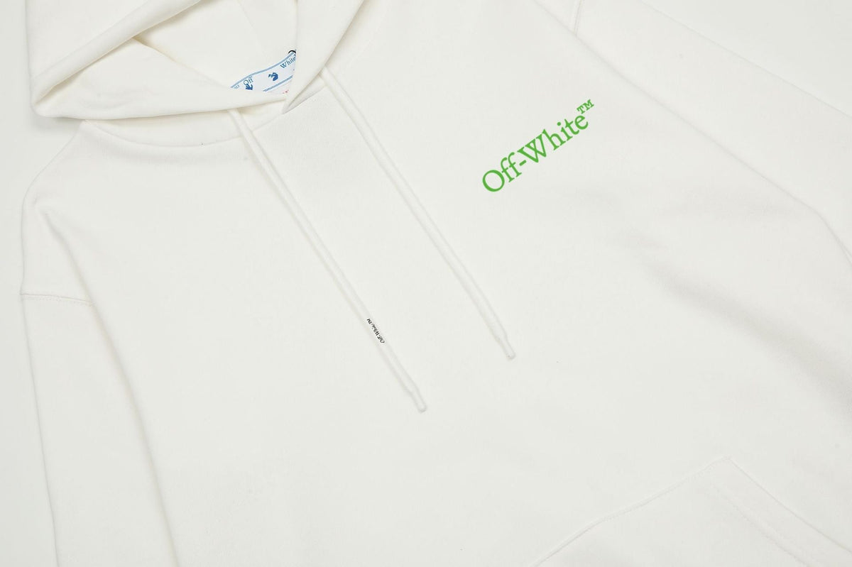 Off-White Gradient Arrow Slim Hoodie — Black / White