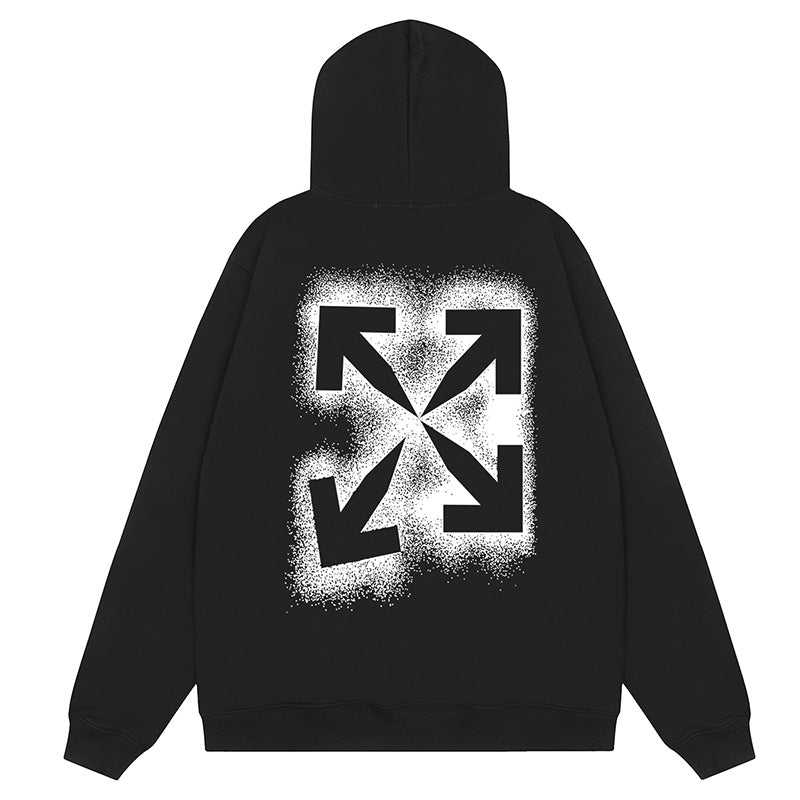 Off-White Stencil Hoodie — White / Black