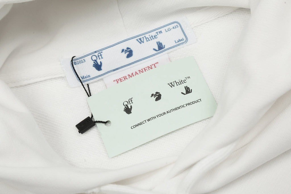 Off-White Leaves Arrows Hoodie — Black / White