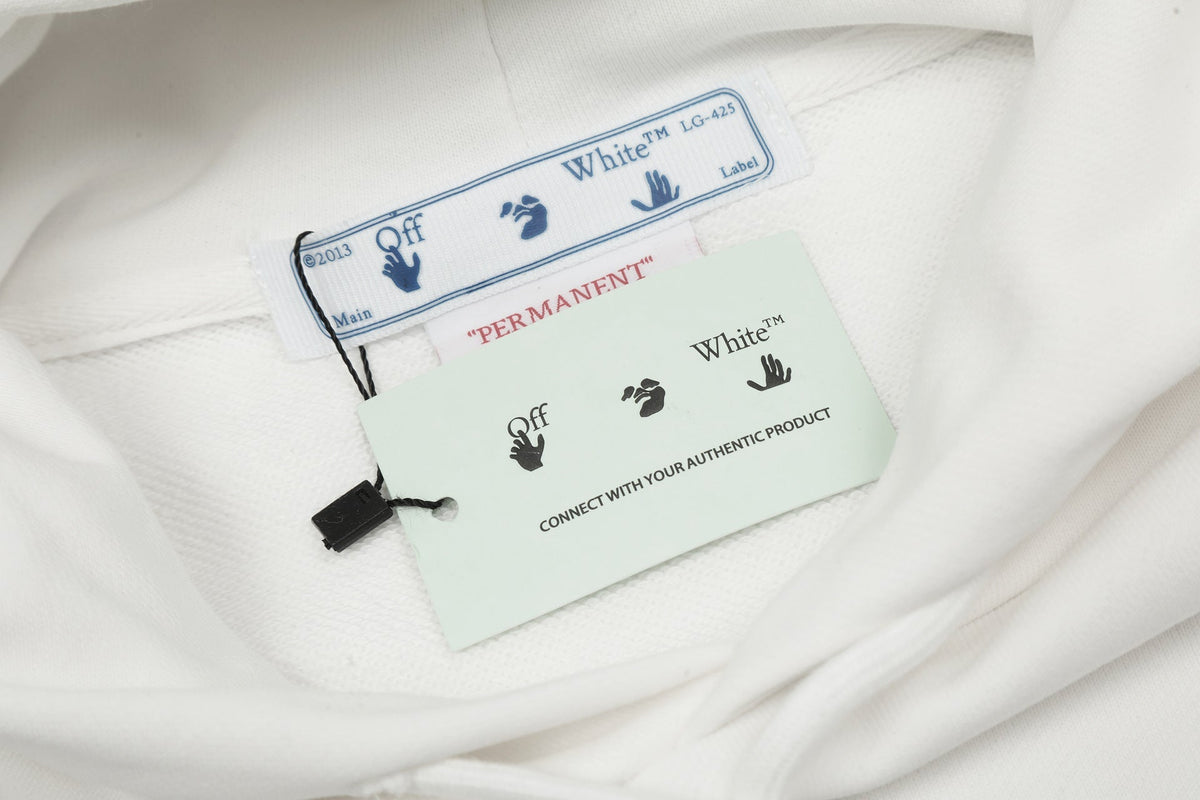 Off-White Leaves Arrows Hoodie — Black / White