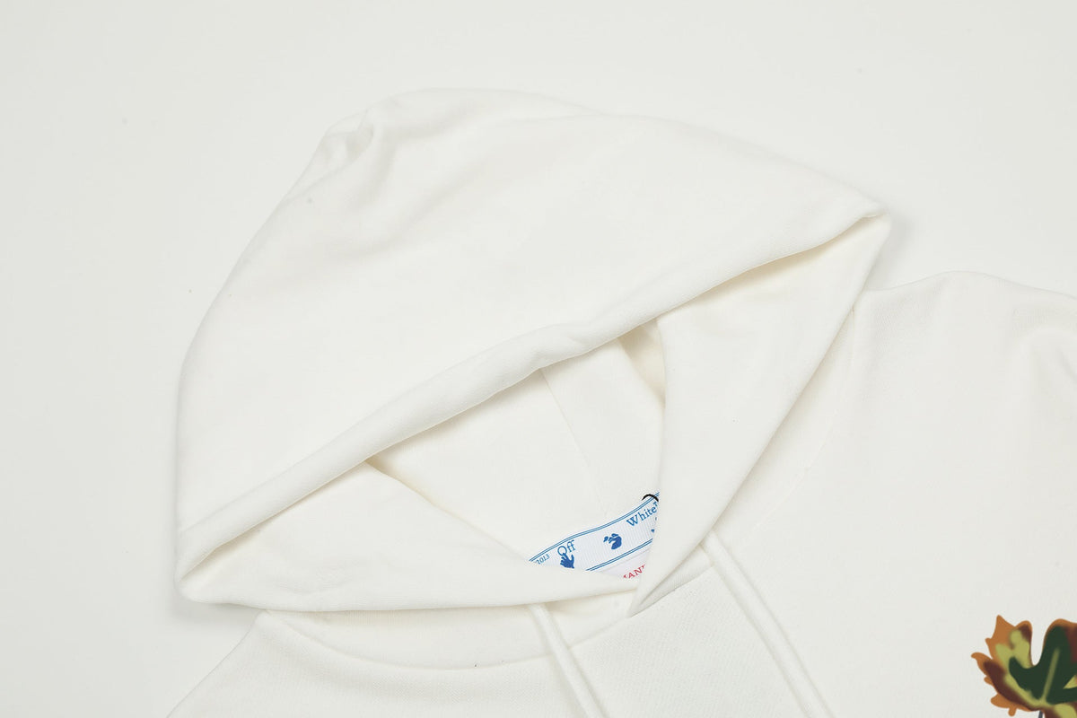 Off-White Leaves Arrows Hoodie — Black / White