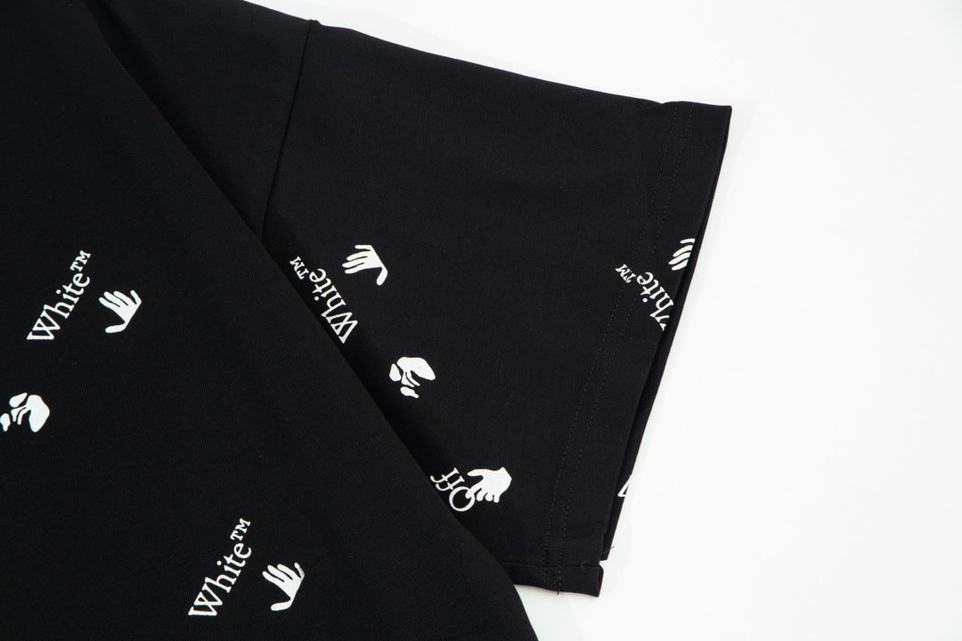 Off-White Swimming Man Logo-Print T-Shirt