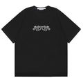 Off-White Cashew Flower Arrow Pattern T-Shirt
