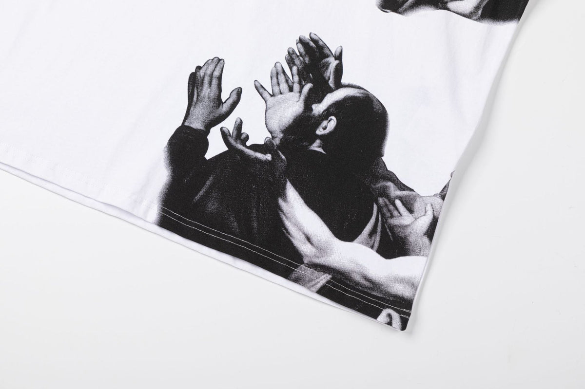 Off-White Blurred Mary Skater T-Shirt — White