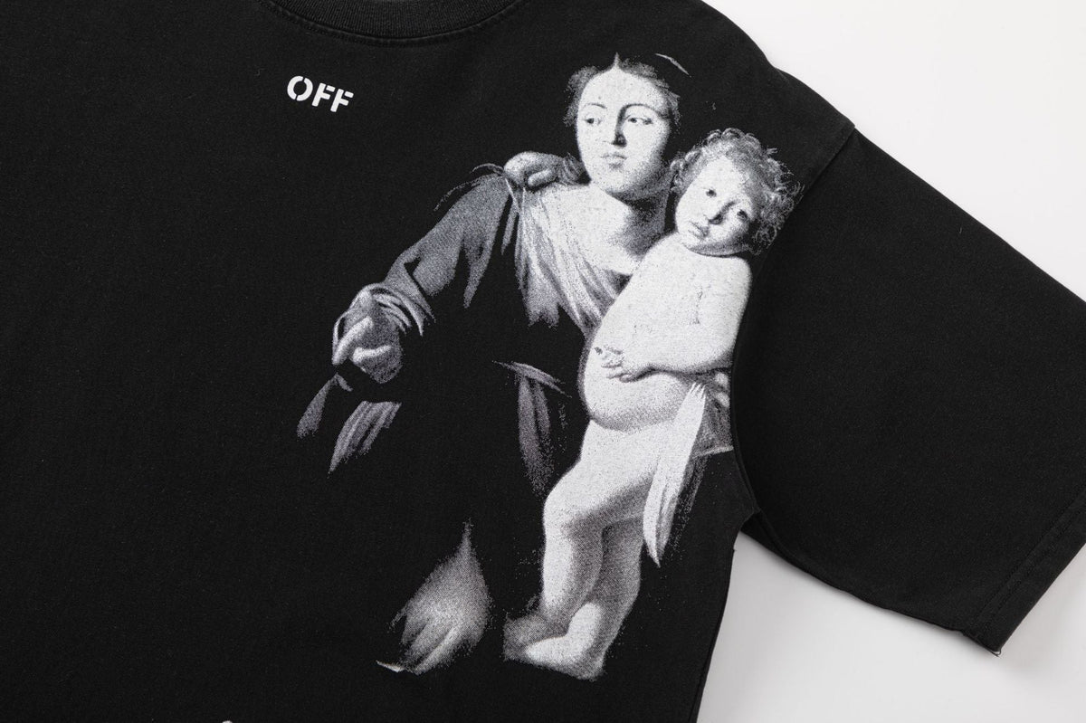 Off-White Blurred Mary Skater T-Shirt — Black