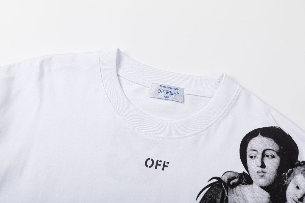Off-White Blurred Mary Skater T-Shirt — White
