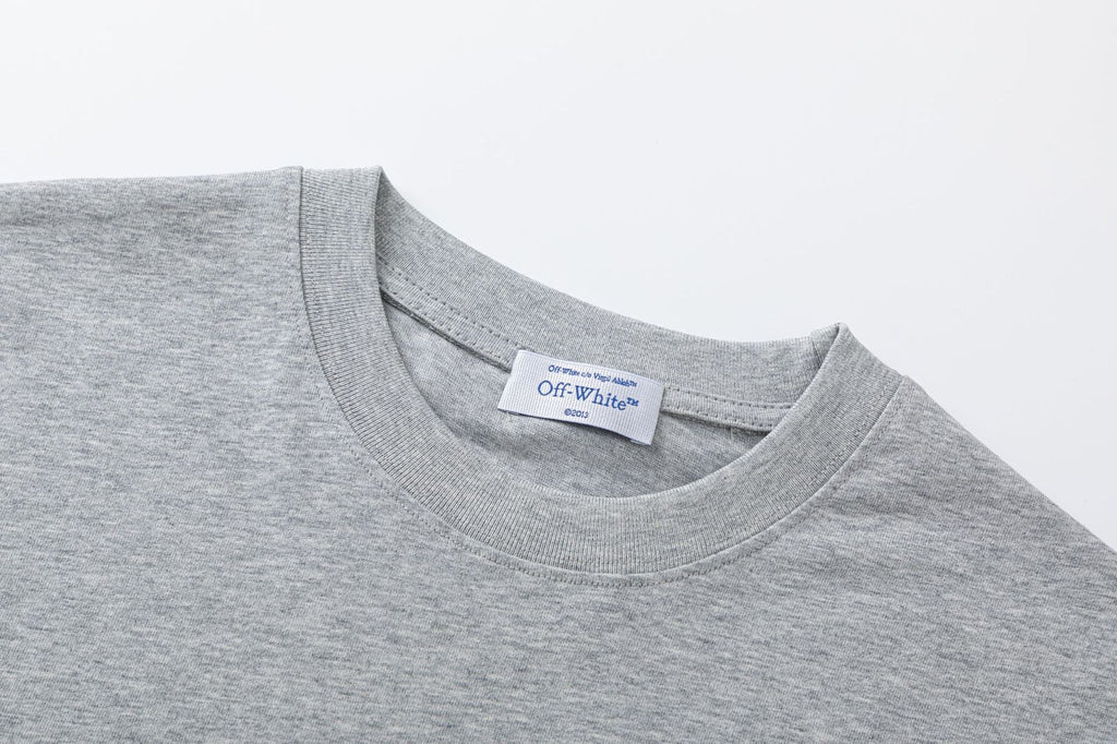 Off-White Fresco Oval T-Shirt — Grey / Black / White
