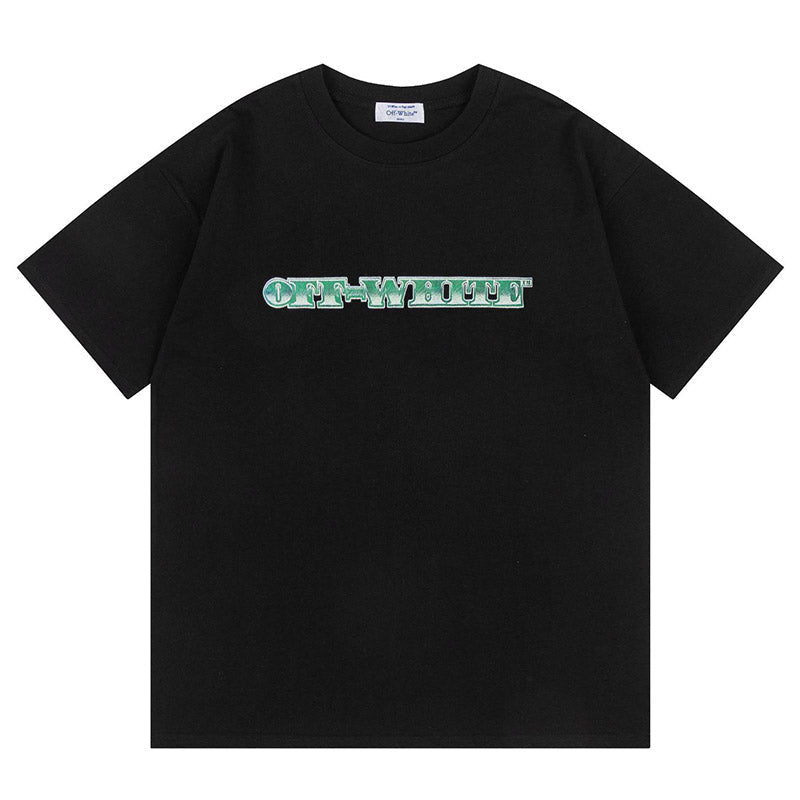 Off-White Cash Arrow T-Shirt — Apricot / Black / White