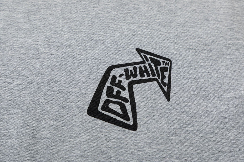 Off-White Arrows-Print T-Shirt — Grey / Black / White