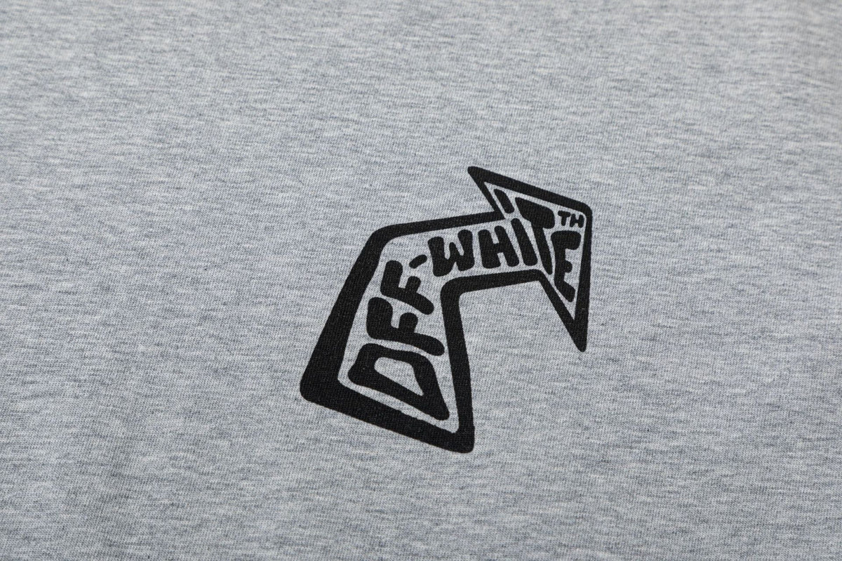 Off-White Arrows-Print T-Shirt — Grey / Black / White