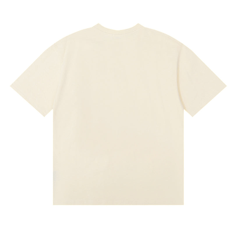 RHUDE Cotton Logo Caviar T-Shirt – Black / Apricot / White
