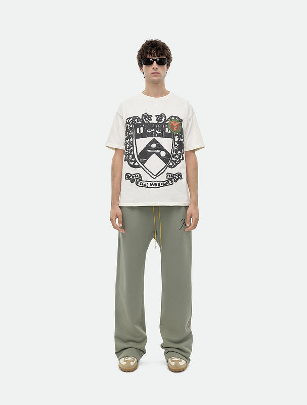 RHUDE Runway Oversized Crest Graphic T-Shirt – Apricot