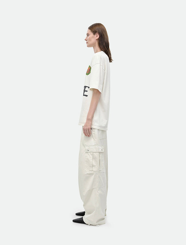 RHUDE Alma Mater MMXXIV Runway Script Graphic T-Shirt – Apricot