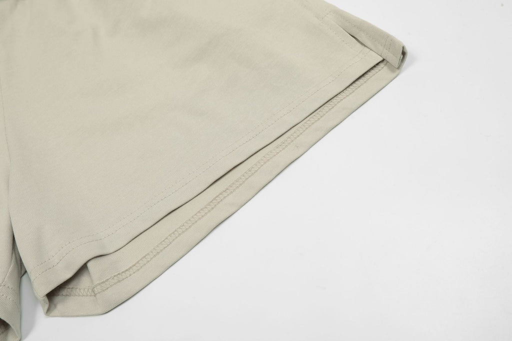 Fear of God Cotton-Jersey Pyjama Sweatshorts – Beige / Black