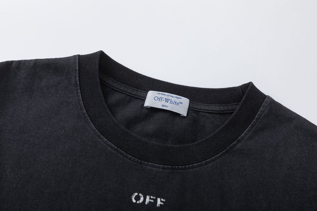Off-White c/o Virgil Abloh Short Sleeve T-Shirt — Black