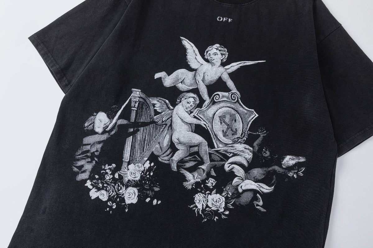 Off-White c/o Virgil Abloh Short Sleeve T-Shirt — Black