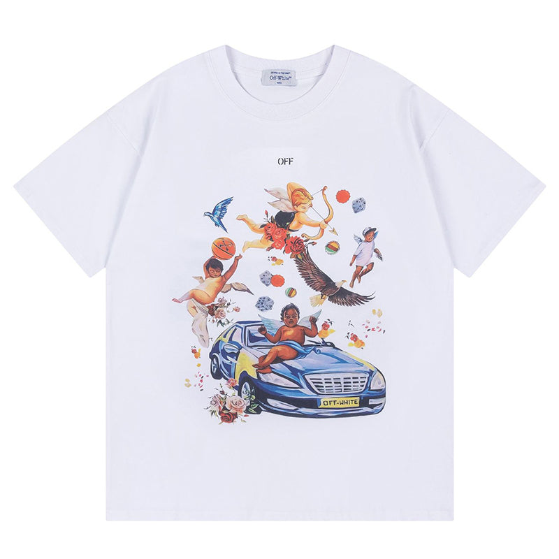 Off-White Cool Cotton T-Shirt — White / Black