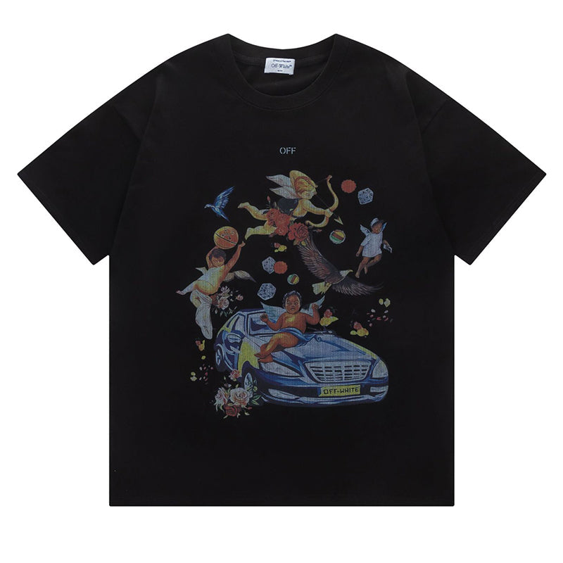 Off-White Cool Cotton T-Shirt — White / Black
