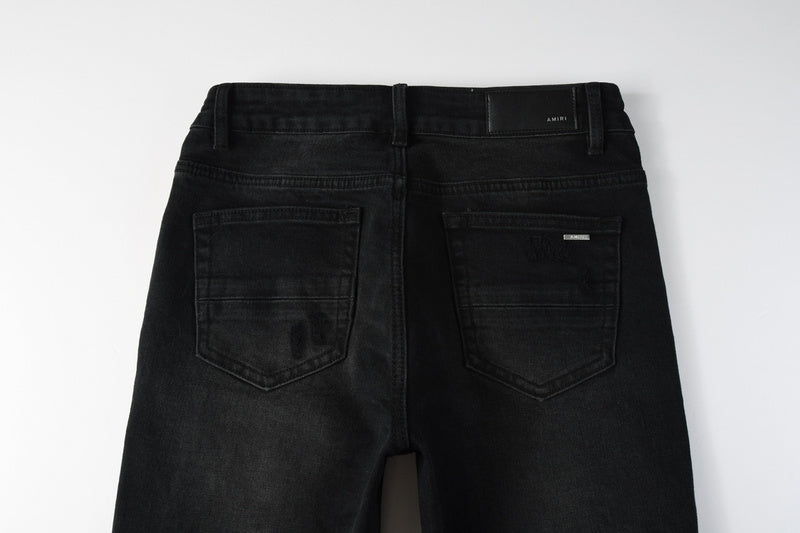 AMIRI Slim Fit Distressed Jeans – Full Length Denim