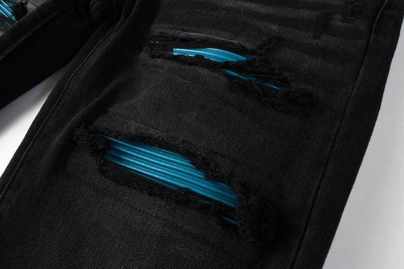 AMIRI Slim Fit Distressed Jeans – Full Length Denim