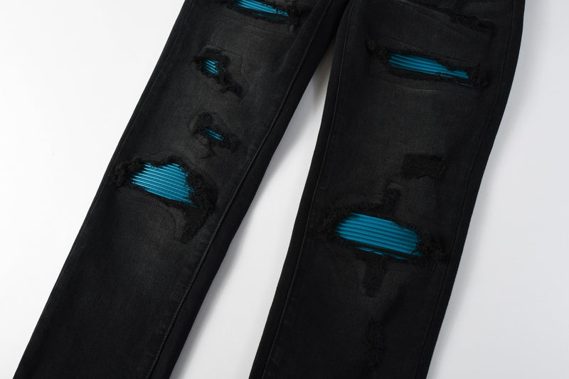 AMIRI Slim Fit Distressed Jeans – Full Length Denim