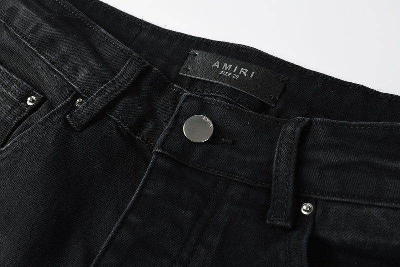 AMIRI Slim Fit Distressed Jeans – Full Length Denim