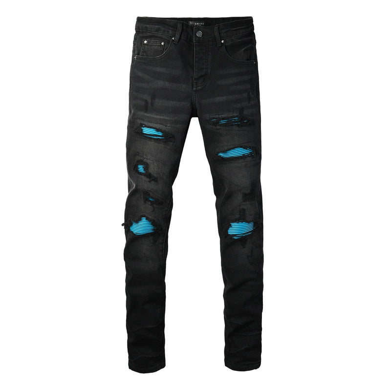 AMIRI Slim Fit Distressed Jeans – Full Length Denim