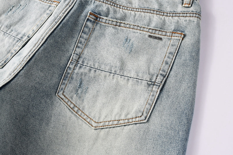 AMIRI Slim Fit Distressed Jeans – Full Length Denim