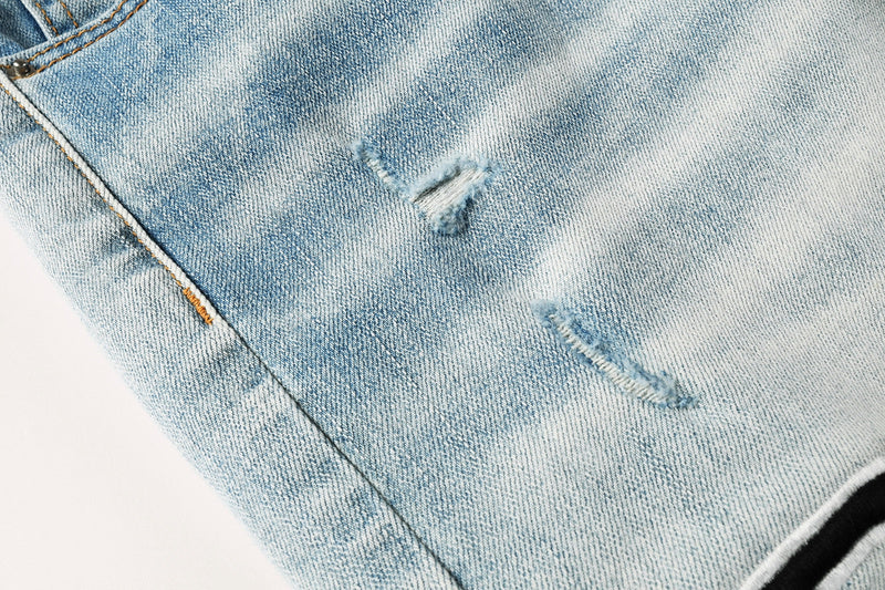 AMIRI Slim Fit Distressed Jeans – Full Length Denim