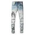 AMIRI Slim Fit Distressed Jeans – Full Length Denim