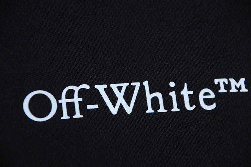 OFF-WHITE "Pixel Arrow" Digital Dot Cotton Sweatshorts