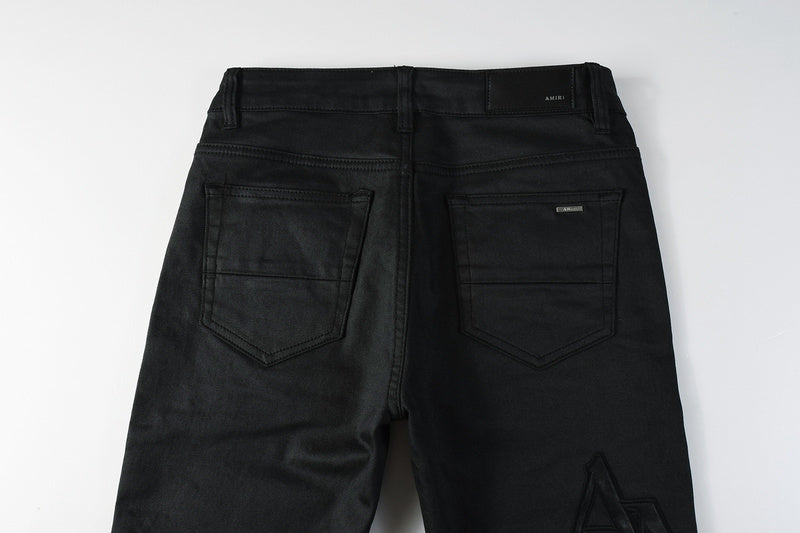 AMIRI Slim Jeans #8918 – Distressed Cotton Denim