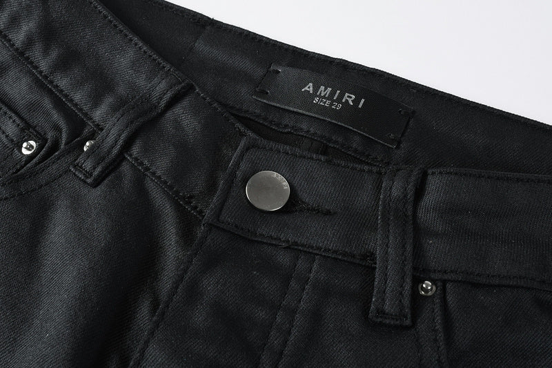 AMIRI Slim Jeans #8918 – Distressed Cotton Denim