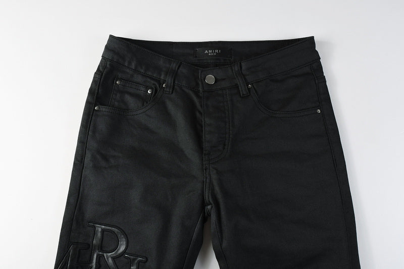 AMIRI Slim Jeans #8918 – Distressed Cotton Denim