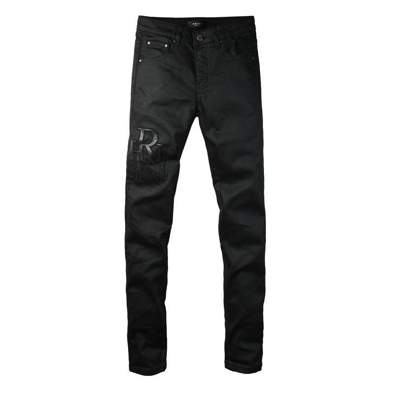AMIRI Slim Jeans #8918 – Distressed Cotton Denim
