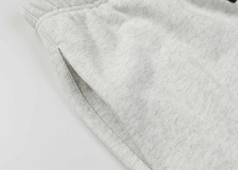 Fear of God Logo Printed Shorts – White / Black / Grey
