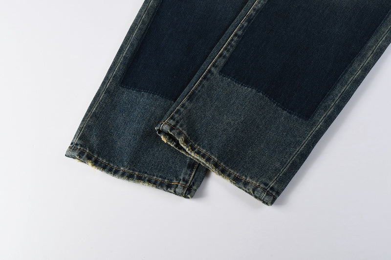 Purple Brand Jeans #9120 – Light Blue Distressed Straight Leg
