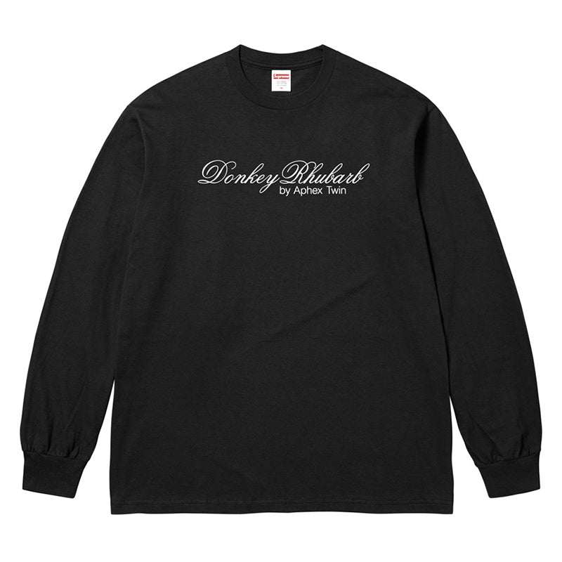 Supreme x Aphex Twin SS25 Week 2 Donkey Rhubarb L/S Tee – Limited Edition Collab Long Sleeve