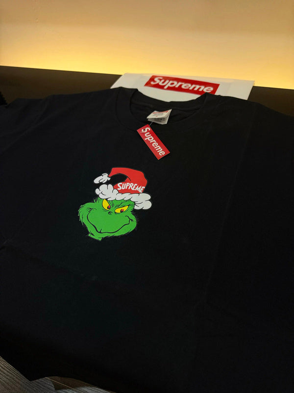 Supreme FW24 Grinch Tee — Black / White