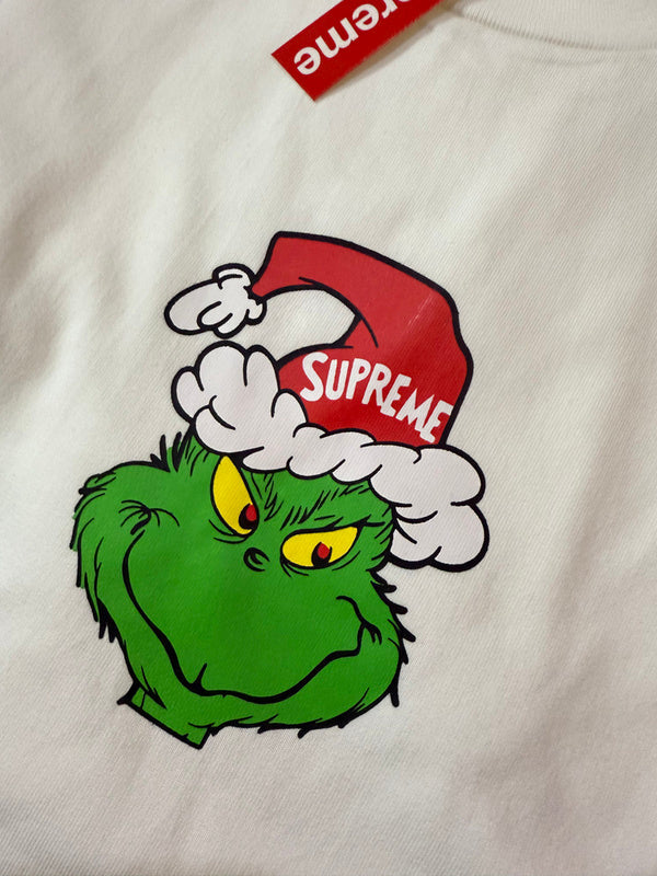 Supreme FW24 Grinch Tee — Black / White