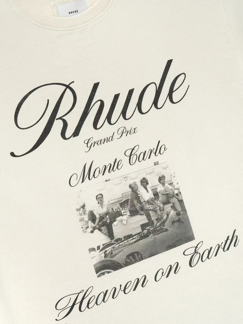 RHUDE 'Heaven On Earth' T-Shirt – White