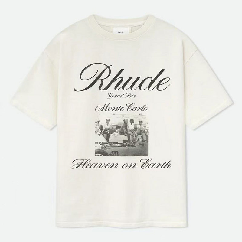 RHUDE 'Heaven On Earth' T-Shirt – White