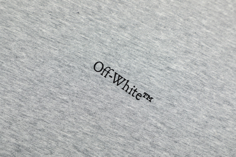 Off-White Arrow Logo Back T-Shirt — Black / Grey / Green